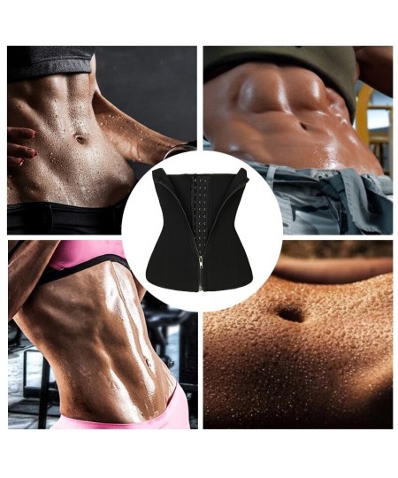 Neoprene Sweat Waist Trainer Belt Body Shaper Abdominal Trimmer Corset Fat Burning Outdoor Sports Girdle Belly Control $29.73...