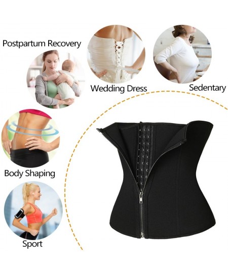 Neoprene Sweat Waist Trainer Belt Body Shaper Abdominal Trimmer Corset Fat Burning Outdoor Sports Girdle Belly Control $29.73...