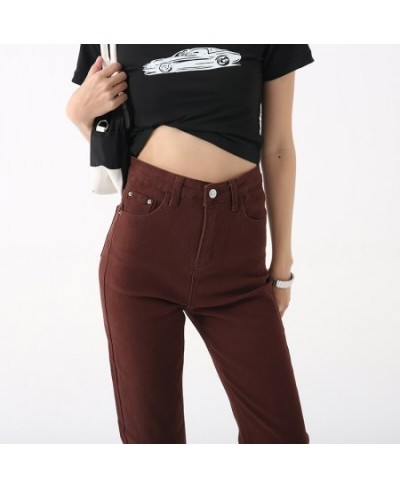 Classic Denim Wide Leg Pant Women's Clothing Rest Retro Washed Cotton Jeans 4-Colors Versatile Slim Mopping Y2K Trousers $50....