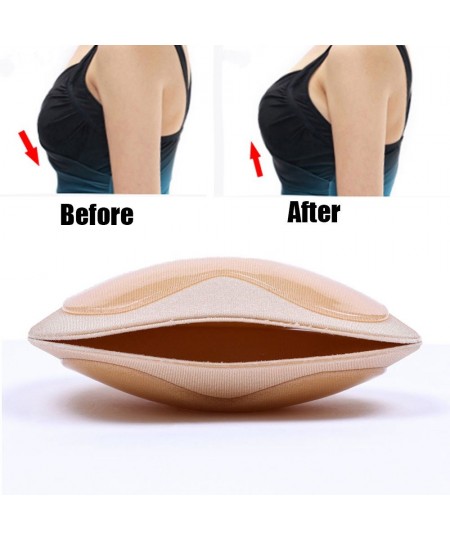 Bust Thicker Pad Breast Push Up Padded Swimsuit Bikini Small Bust Thicker Breathable Sponge Bra Pad Invisible Underwear Paddi...