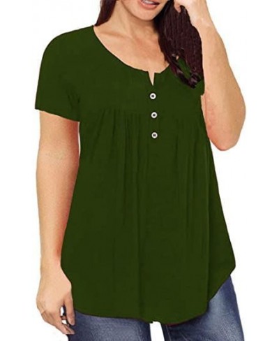 Big Size Clothing 2023 Summer Loose Woman T-shirts Casual Sexy V Neck Short Sleeve Solid Plus Size Shirt Female Fat MM Tops $...