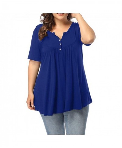 Big Size Clothing 2023 Summer Loose Woman T-shirts Casual Sexy V Neck Short Sleeve Solid Plus Size Shirt Female Fat MM Tops $...