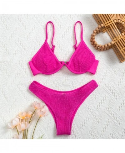 Women'S Sexy Fashion Bra 2022 New Bikini Pleated Nylon Swimsuit Summer Beach $27.92 - Swimsuit