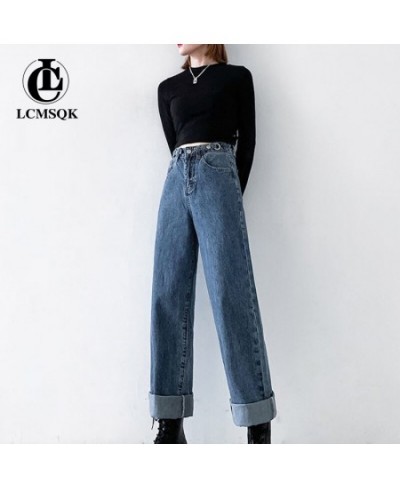 Vintage Jeans Woman Blue Wide Leg High Waist Jeans For Women Loose Denim Pants y2k Casual Wide Leg Pants Streetwear Jeans Wom...