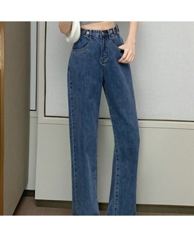 Vintage Jeans Woman Blue Wide Leg High Waist Jeans For Women Loose Denim Pants y2k Casual Wide Leg Pants Streetwear Jeans Wom...