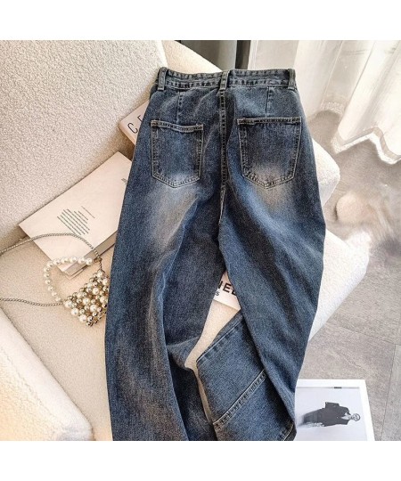 Summer Women Baggy Jeans 2022 Chic Casual All-Match Harajuku High Waist Denim Straight Pants Y2k Streetwear Wide Leg Trousers...