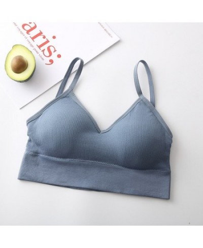 Women Bras Breathable Yoga Sports Vest Sexy No Steel Ring Bandeau Comfortable Underwear Pure Color Removable Liner Beauty Bac...