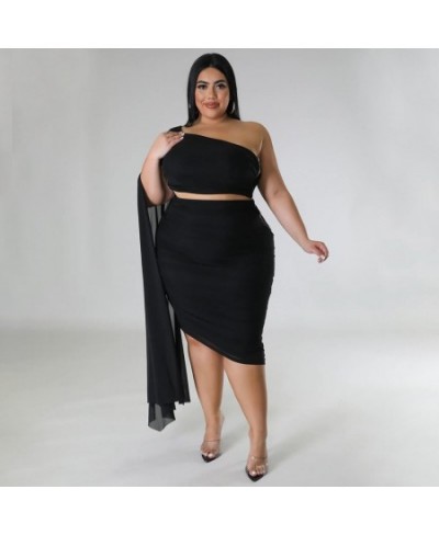 2023 Spring Women Trend Dress Female Mesh Fashion Elegant Cloth Luxury Gown Casual Two Piece Sets Plus Size Evening Party Dre...