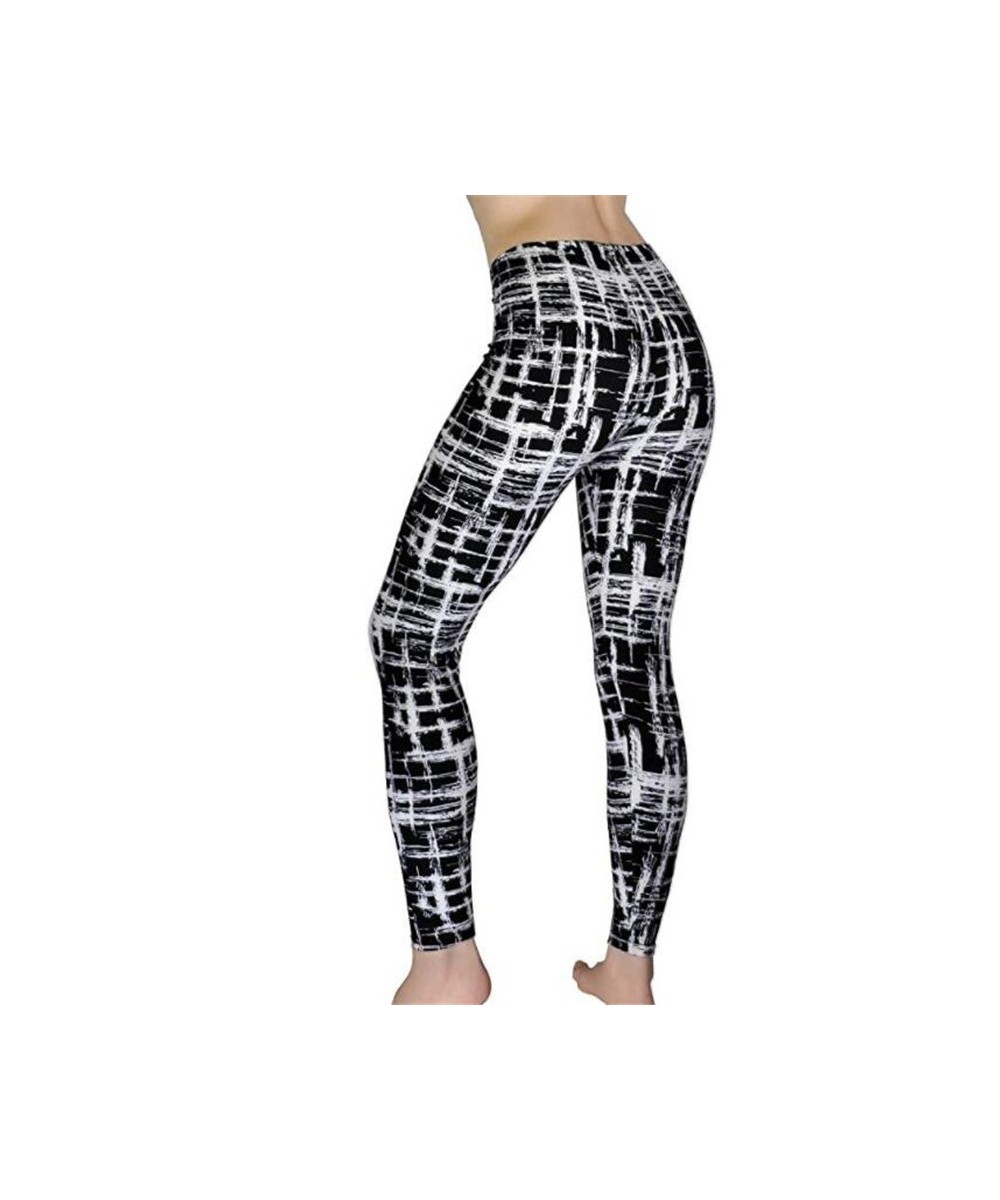 Stripe Print Leggings Workout Fitness Push Up Graffiti Floral Patterned Women Sporting Camouflage Leopard Plaid Pants $23.12 ...