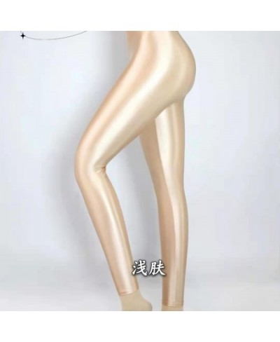 Glossy Sexy Plus Size Women Yoga Leggings Soft High Waist Workout Pants for Gym Trousers Tight Bottoms $35.64 - Bottoms