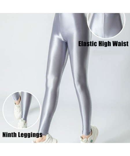 Glossy Sexy Plus Size Women Yoga Leggings Soft High Waist Workout Pants for Gym Trousers Tight Bottoms $35.64 - Bottoms