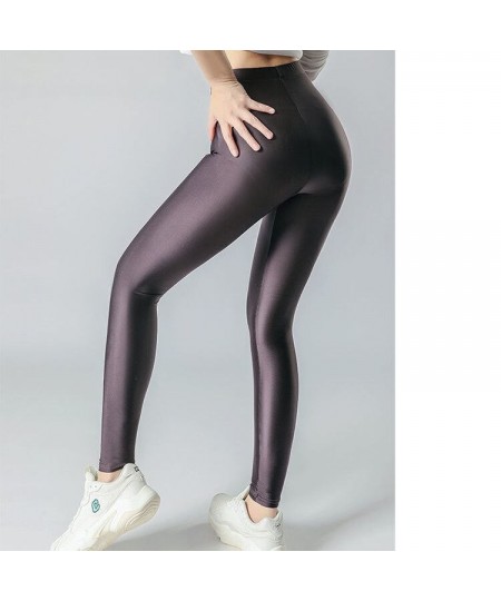 Glossy Sexy Plus Size Women Yoga Leggings Soft High Waist Workout Pants for Gym Trousers Tight Bottoms $35.64 - Bottoms