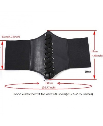 Fashion Corset Wide Belts Pu Leather Slimming Body Waistband for Women Elastic Waist Belt Cinto Feminino Ceinture Femme $15.7...