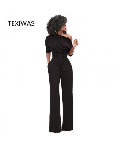 2023 Fashion Off Shoulder Elegant Jumpsuits Women Plus Size Rompers Multicolor Jumpsuits Short Sleeve Female Overalls $44.27 ...