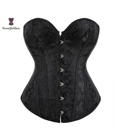 High Quality Fashion Design Lace Up Body Shapewear Costumes Jacquard Women Overbust Corsets And Bustiers 8102 $21.70 - Underwear