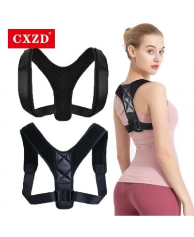 Women Adjustable Back Aligner Posture Shoulder Correction Back Brace Support Belt To Prevent Strained Back Protector $15.12 -...