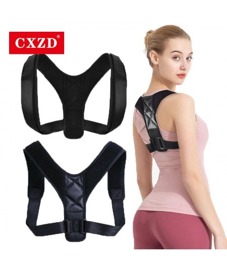 Women Adjustable Back Aligner Posture Shoulder Correction Back Brace Support Belt To Prevent Strained Back Protector $15.12 -...