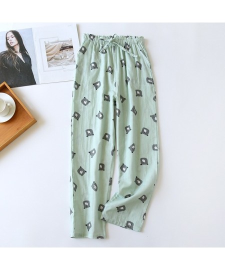 Casual New Pajamas Pants Women Lounge Print Cotton Sleepwear Women's Home Wear Trousers Pantalones De Mujer 18 Style $29.30 -...