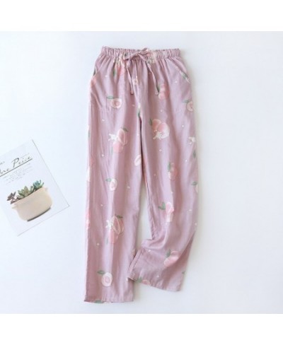 Casual New Pajamas Pants Women Lounge Print Cotton Sleepwear Women's Home Wear Trousers Pantalones De Mujer 18 Style $29.30 -...