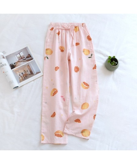 Casual New Pajamas Pants Women Lounge Print Cotton Sleepwear Women's Home Wear Trousers Pantalones De Mujer 18 Style $29.30 -...