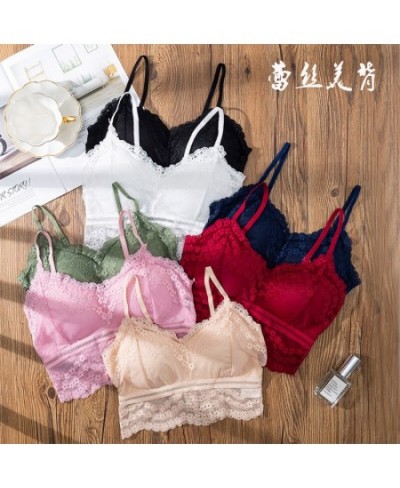 3D Sexy lace Lingerie Seamless Sport Bra U Type Backless Strapless Top Bra Push Up Bralette Brassiere Women Underwear $11.52 ...