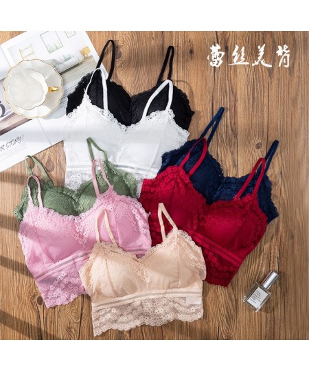 3D Sexy lace Lingerie Seamless Sport Bra U Type Backless Strapless Top Bra Push Up Bralette Brassiere Women Underwear $11.52 ...