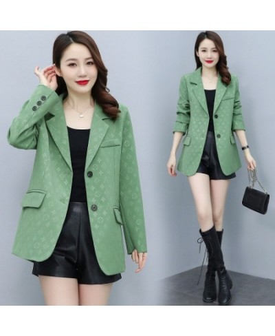 Chikichi Elegant Green Blazer Women Spring Street Blazer Casual Commuter British Style Blazer Women Office Lady Suit Blazer $...