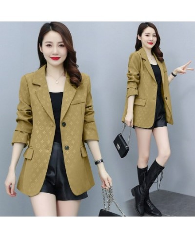 Chikichi Elegant Green Blazer Women Spring Street Blazer Casual Commuter British Style Blazer Women Office Lady Suit Blazer $...