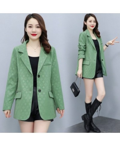 Chikichi Elegant Green Blazer Women Spring Street Blazer Casual Commuter British Style Blazer Women Office Lady Suit Blazer $...