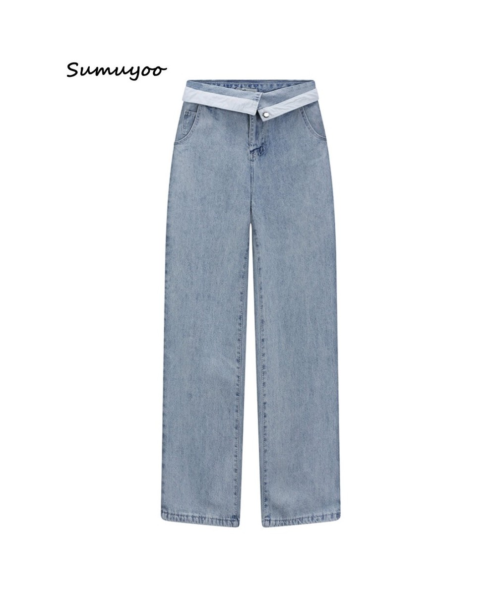 Mom Jeans Women's Jeans Baggy High Waist Long Straight Pants Female 2023 Fashion Casual Loose Women Denim Trousers $74.66 - J...