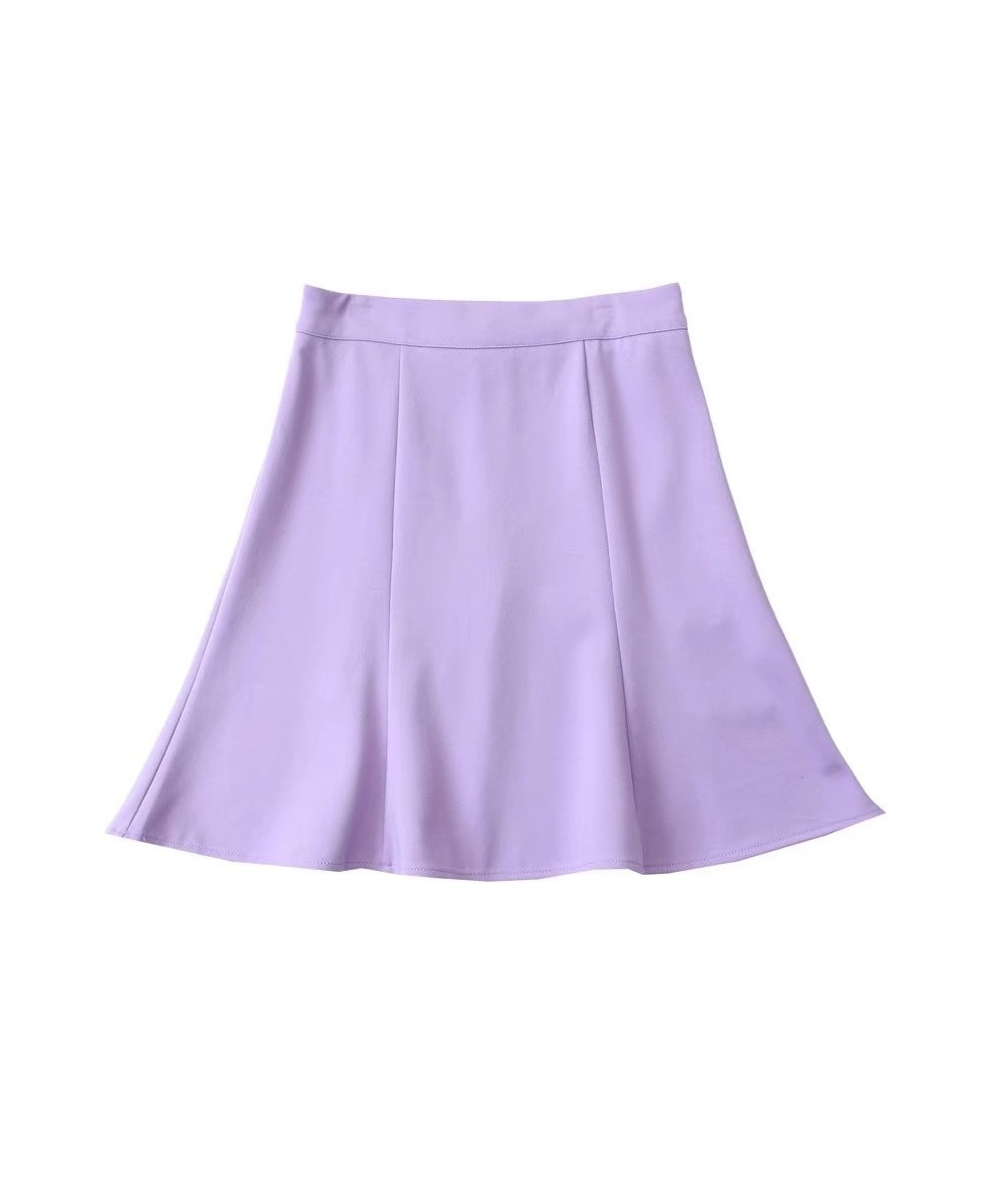 2022 France ruffle pleated Women mini Skirt High Waist Slim elegant Skirts for Womens clothing summer $30.43 - Skirts