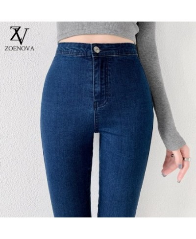 90s Aesthetic Jeans Woman Sexy Young High Waist Streetwear Vintage Y2k Urban Femme Stretch Denim Pants 2023 Autumn Warm $36.2...