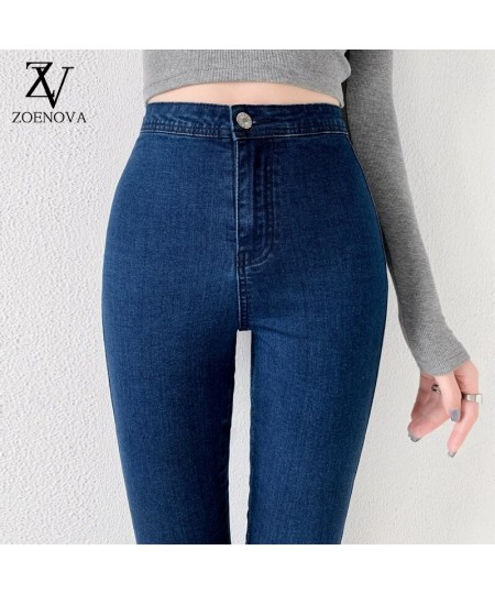 90s Aesthetic Jeans Woman Sexy Young High Waist Streetwear Vintage Y2k Urban Femme Stretch Denim Pants 2023 Autumn Warm $36.2...