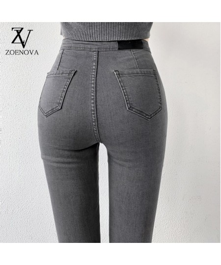 90s Aesthetic Jeans Woman Sexy Young High Waist Streetwear Vintage Y2k Urban Femme Stretch Denim Pants 2023 Autumn Warm $36.2...