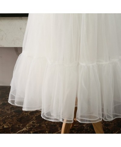 Long Hoopless Lolita Petticoat Mesh Casual Cosplay Underskirt $34.36 - Underwear