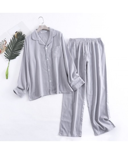 Bamboo Fiber Warm Long Pants Pyjamas Women Clothes for Autumn and Winter Couples Pajamas for Men and Women's Homewear Sets $5...