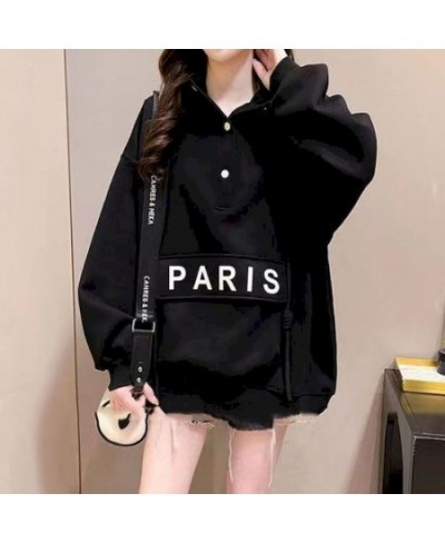 Design Sense Hoodies Women Niche Stitching Pocket Hooded Coats Spring Autumn Trend Thin Hoodie Fashion Oversized Pullover Wom...