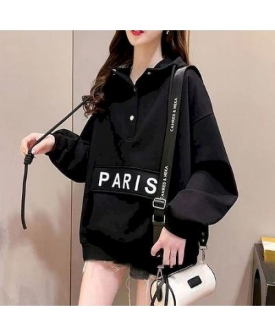 Design Sense Hoodies Women Niche Stitching Pocket Hooded Coats Spring Autumn Trend Thin Hoodie Fashion Oversized Pullover Wom...