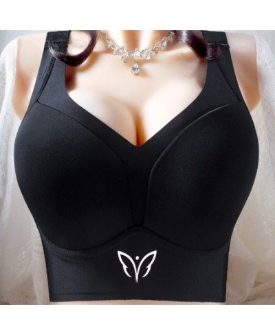 Sports women's bra lingerie running fitness seamless bra shockproof breathable sleep no underwired bra CDE cup $40.43 - Under...