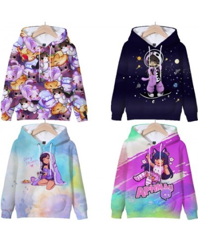 New Cartoon Aphmau Hoodies for Boys Girls Teenager Streetwear Children 3D Print Hoodie Sweatshirts Kids Pullover Tops Sudader...