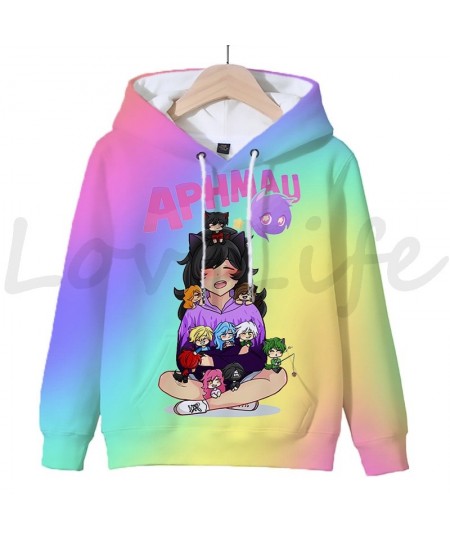 New Cartoon Aphmau Hoodies for Boys Girls Teenager Streetwear Children 3D Print Hoodie Sweatshirts Kids Pullover Tops Sudader...