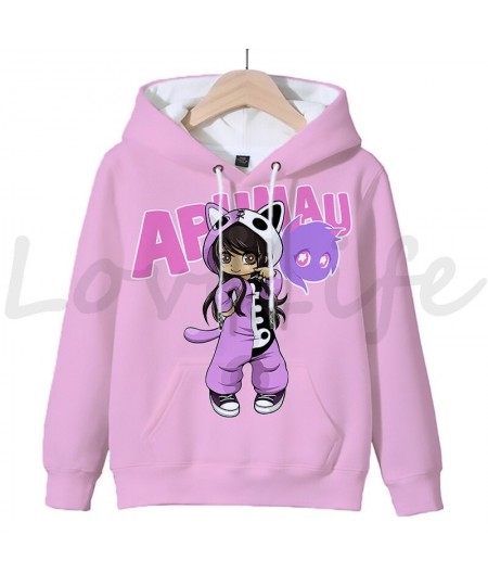 New Cartoon Aphmau Hoodies for Boys Girls Teenager Streetwear Children 3D Print Hoodie Sweatshirts Kids Pullover Tops Sudader...