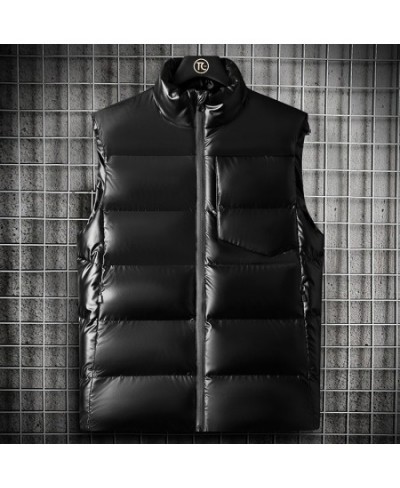 Mens Vest Jacket Men New Autumn Warm Sleeveless Jackets Male Winter Casual Waistcoat Vest Plus Size Veste Homme Brand Clothin...