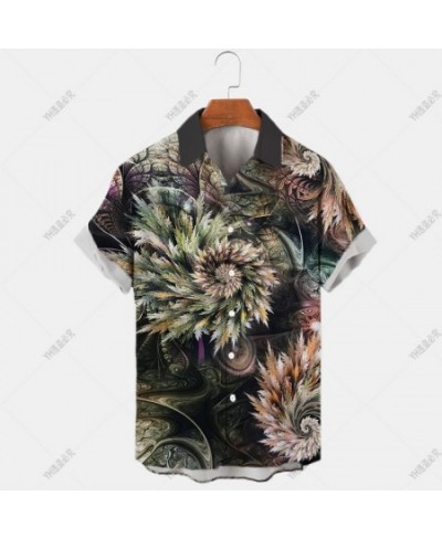 Hawaiian Shirt For Men Short Sleeve Casual Man Overcoat Button-Down Menswear Design Clothing Beach Clothes Funny Boys Summer ...