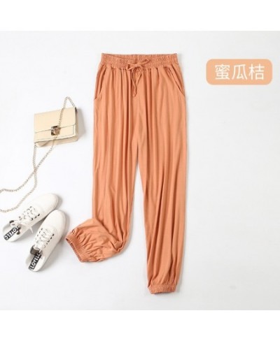 Women's Modal Homewear Pants Autumn Home Clothes Lounge Wear Autumn Pajamas Pants Fall Nightgown Pants $65.06 - Sleepwears