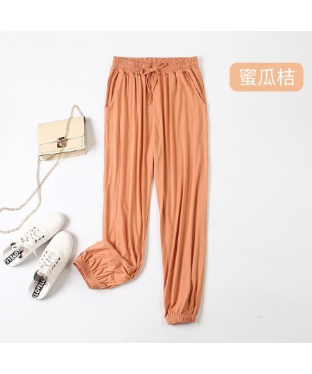 Women's Modal Homewear Pants Autumn Home Clothes Lounge Wear Autumn Pajamas Pants Fall Nightgown Pants $65.06 - Sleepwears