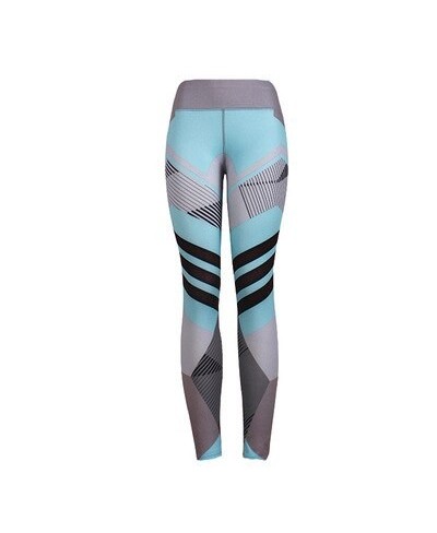 Women Quick Dry Sport Fitness Leggins Geometric Printed Sports Pants Yoga Pants Leggings Slim Tights Trousers For Women $19.1...