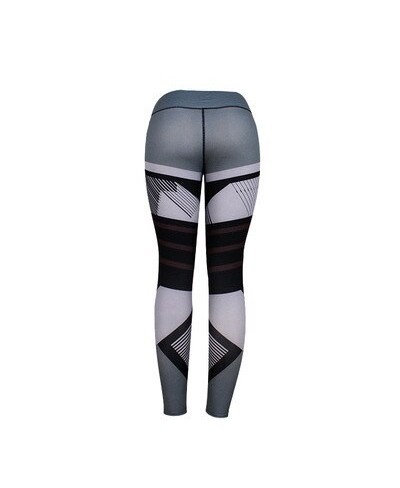 Women Quick Dry Sport Fitness Leggins Geometric Printed Sports Pants Yoga Pants Leggings Slim Tights Trousers For Women $19.1...