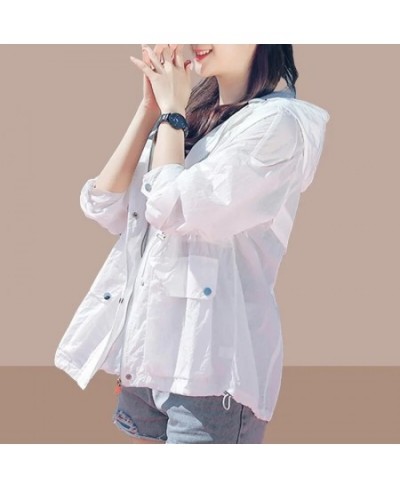 Sun Protection Clothing Women's Summer Thin Coat 2022 New Anti-Ultraviolet Breathable Shirt size 4XL Women's Jacket With Hood...