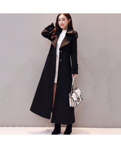 Women's jacket Autumn Winter Women's Woolen Jacket 2023 New Casual Solid color Temperament Long Woolen Jacket JK85 $87.24 - J...